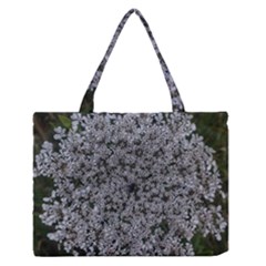 Queen Annes Lace Original Zipper Medium Tote Bag by okhismakingart