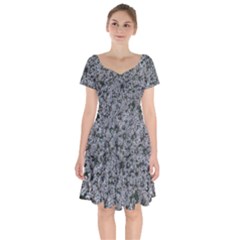 Queen Annes Lace Original Short Sleeve Bardot Dress by okhismakingart