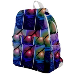 Moon And Locust Tree Collage Top Flap Backpack