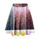 Goldenrod Collage High Waist Skirt View1