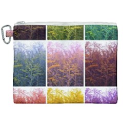 Goldenrod Collage Canvas Cosmetic Bag (xxl) by okhismakingart