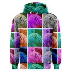 Color Block Queen Annes Lace Collage Men s Overhead Hoodie by okhismakingart