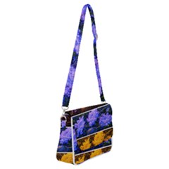 Primary Color Queen Anne s Lace Shoulder Bag With Back Zipper