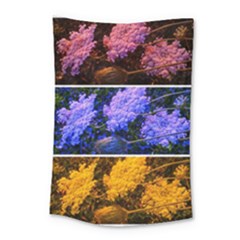 Primary Color Queen Anne s Lace Small Tapestry by okhismakingart