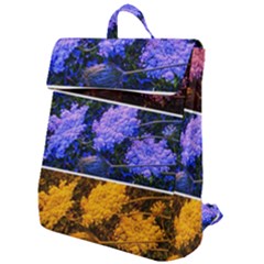 Primary Color Queen Anne s Lace Flap Top Backpack