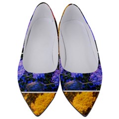 Primary Color Queen Anne s Lace Women s Low Heels by okhismakingart