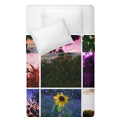 Sunflower Collage Duvet Cover Double Side (single Size) by okhismakingart