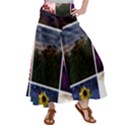 Sunflower Collage Satin Palazzo Pants View1