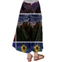 Sunflower Collage Satin Palazzo Pants View2