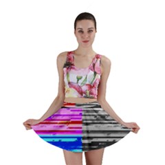 Double Static Wall Queen Annes Lace Mini Skirt by okhismakingart