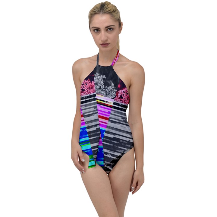 Double Static Wall Queen Annes Lace Go with the Flow One Piece Swimsuit