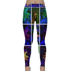 Sumac Collage Classic Yoga Leggings by okhismakingart