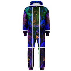 Sumac Collage Hooded Jumpsuit (men)  by okhismakingart