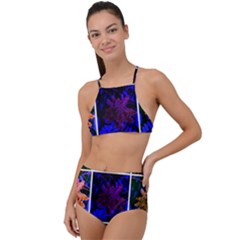 Sumac Collage High Waist Tankini Set by okhismakingart