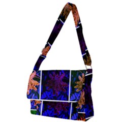 Sumac Collage Full Print Messenger Bag by okhismakingart