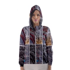 Winter Tulips Women s Hooded Windbreaker by okhismakingart