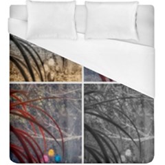 Winter Tulips Duvet Cover (king Size) by okhismakingart