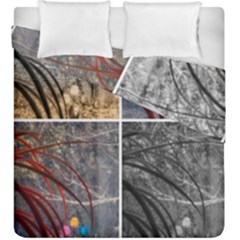 Winter Tulips Duvet Cover Double Side (king Size) by okhismakingart