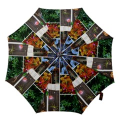 Floral Collage Hook Handle Umbrellas (small) by okhismakingart