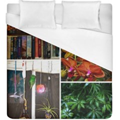 Floral Collage Duvet Cover (king Size) by okhismakingart