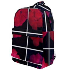 Geranium Collage Classic Backpack by okhismakingart