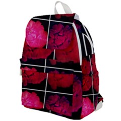 Geranium Collage Top Flap Backpack