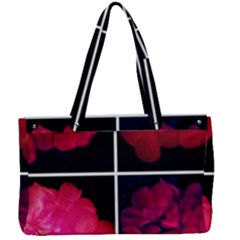 Geranium Collage Canvas Work Bag