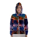 Sunset Collage Women s Hooded Windbreaker View1