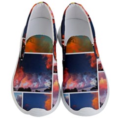 Sunset Collage Men s Lightweight Slip Ons by okhismakingart