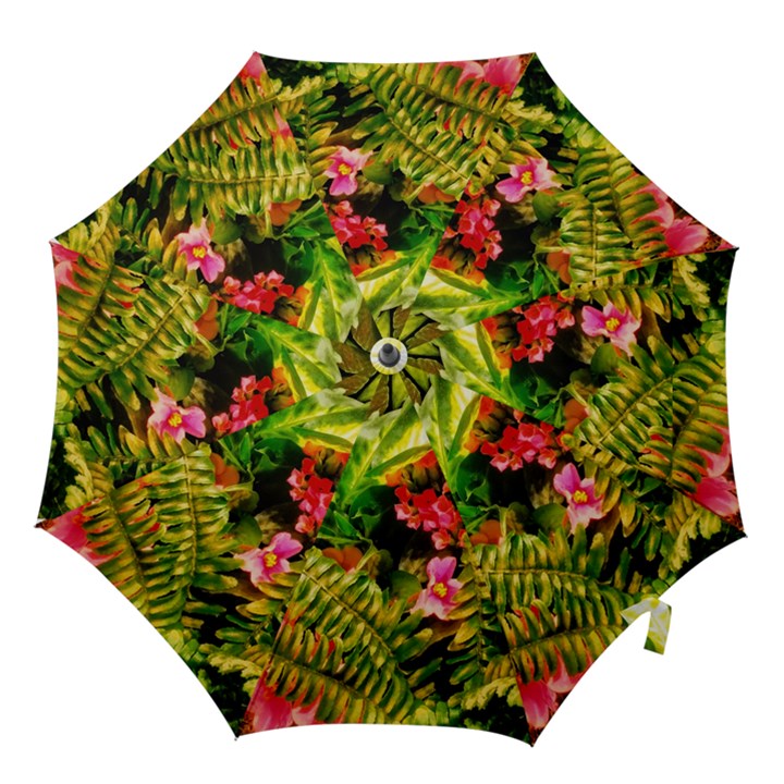 Fern Jungle Hook Handle Umbrellas (Small)