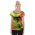 Fern Jungle Cap Sleeve Top View1