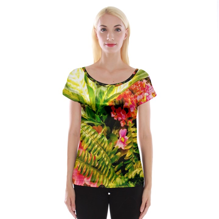 Fern Jungle Cap Sleeve Top