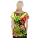 Fern Jungle Cap Sleeve Top View2