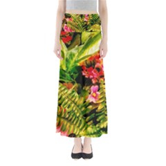 Fern Jungle Full Length Maxi Skirt by okhismakingart