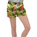 Fern Jungle Women s Velour Lounge Shorts View1