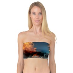 Sunset Collage Ii Bandeau Top by okhismakingart