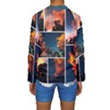 Sunset Collage II Kids  Long Sleeve Swimwear View2