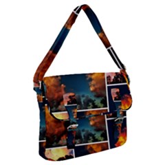 Sunset Collage Ii Buckle Messenger Bag