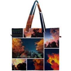 Sunset Collage Ii Canvas Travel Bag by okhismakingart