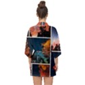 Sunset Collage II Half Sleeve Chiffon Kimono View2