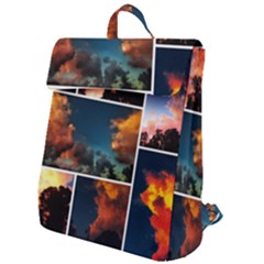 Sunset Collage Ii Flap Top Backpack