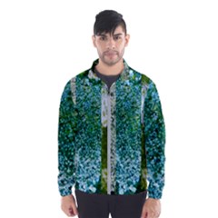 Queen Annes Lace Vertical Slice Collage Men s Windbreaker by okhismakingart