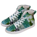 Queen Annes Lace Vertical Slice Collage Men s Hi-Top Skate Sneakers View2