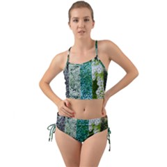 Queen Annes Lace Vertical Slice Collage Mini Tank Bikini Set by okhismakingart