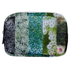 Queen Annes Lace Vertical Slice Collage Make Up Pouch (small) by okhismakingart