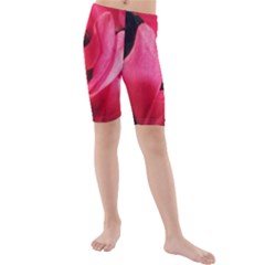 Pink Kids  Mid Length Swim Shorts by okhismakingart