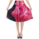 PINK Flared Midi Skirt View1