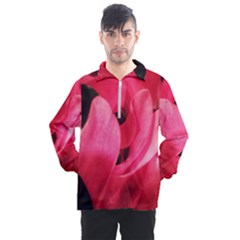 Pink Men s Half Zip Pullover