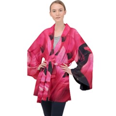 Pink Velvet Kimono Robe by okhismakingart