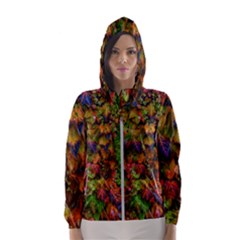 Fall Ivy Women s Hooded Windbreaker by okhismakingart